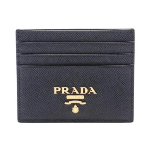 Prada Vintage Pre-owned Laeder plnbcker Black, Dam