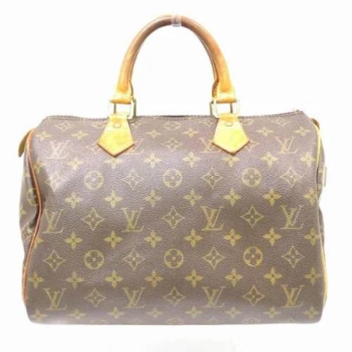 Louis Vuitton Vintage Pre-owned Canvas handvskor Brown, Dam