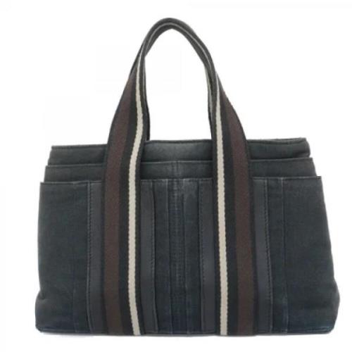 Hermès Vintage Pre-owned Canvas totevskor Black, Dam