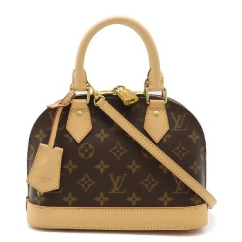 Louis Vuitton Vintage Pre-owned Canvas handvskor Brown, Dam