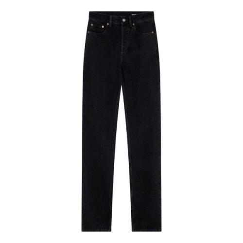 Saint Laurent Jeans med normal passform Black, Dam