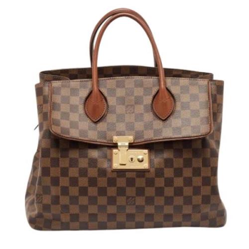 Louis Vuitton Vintage Pre-owned Laeder totevskor Brown, Dam