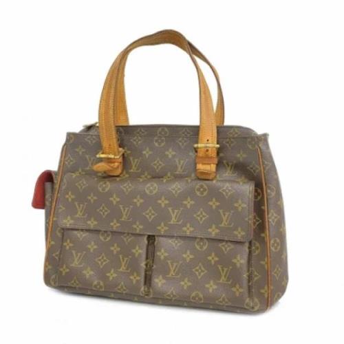 Louis Vuitton Vintage Pre-owned Tyg louis-vuitton-vskor Brown, Dam