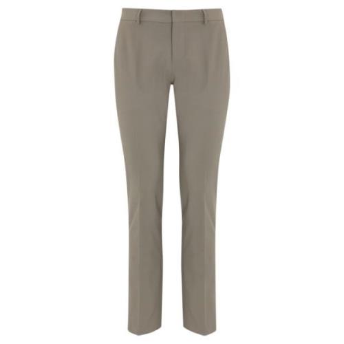 PT Torino Slim Fit Bomull Gabardin Byxor Gray, Herr