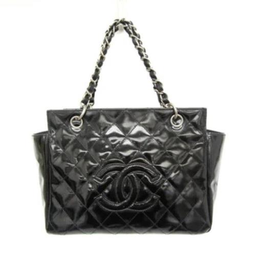 Chanel Vintage Pre-owned Laeder chanel-vskor Black, Dam