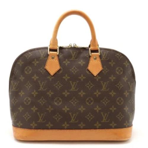 Louis Vuitton Vintage Pre-owned Canvas handvskor Brown, Dam