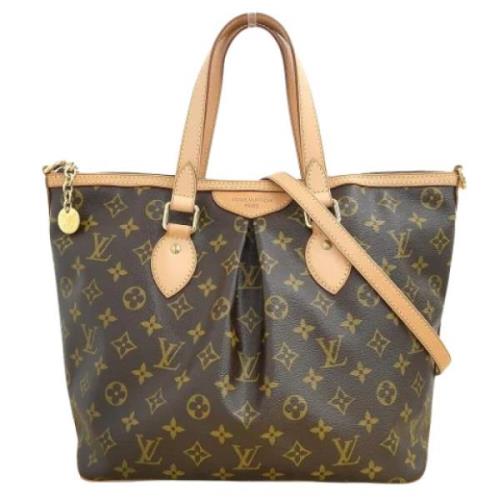 Louis Vuitton Vintage Pre-owned Canvas handvskor Brown, Dam