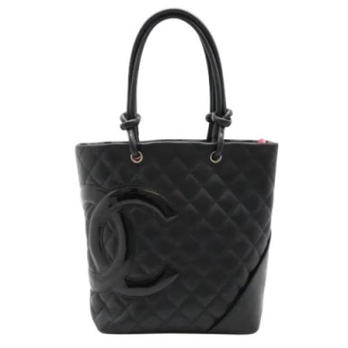 Chanel Vintage Pre-owned Tyg chanel-vskor Black, Dam