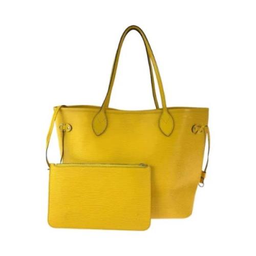 Louis Vuitton Vintage Pre-owned Laeder handvskor Yellow, Dam