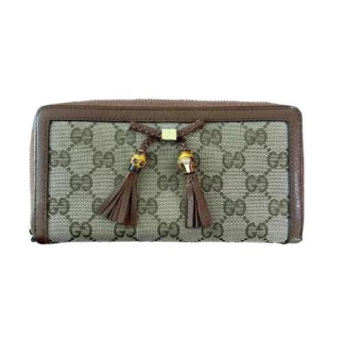 Gucci Vintage Pre-owned Canvas plnbcker Brown, Dam