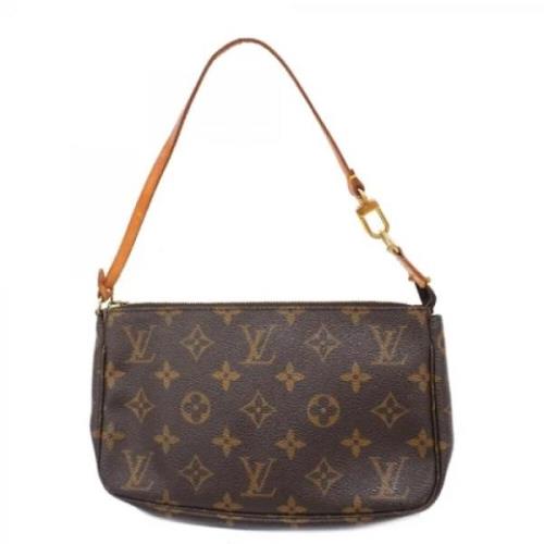 Louis Vuitton Vintage Pre-owned Tyg louis-vuitton-vskor Brown, Dam