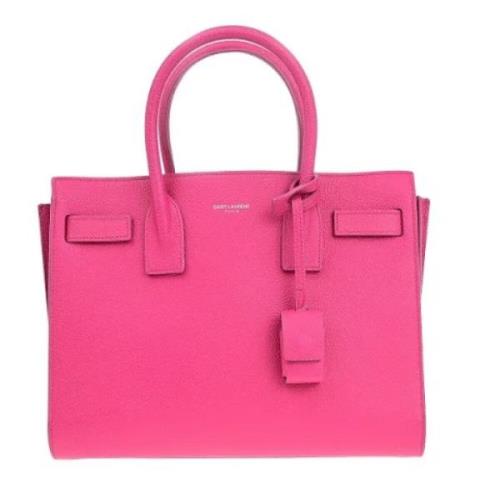 Yves Saint Laurent Vintage Pre-owned Laeder handvskor Pink, Dam