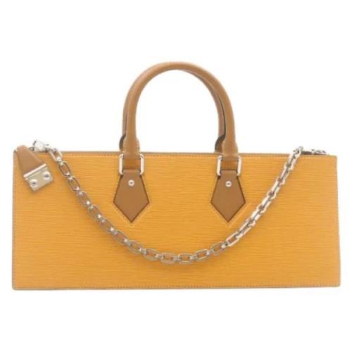 Louis Vuitton Vintage Pre-owned Laeder louis-vuitton-vskor Yellow, Dam