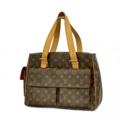 Louis Vuitton Vintage Pre-owned Tyg louis-vuitton-vskor Brown, Dam