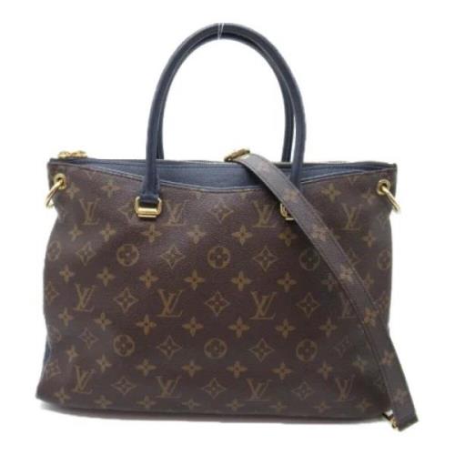 Louis Vuitton Vintage Pre-owned Canvas handvskor Brown, Dam