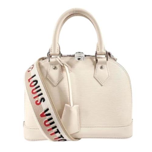 Louis Vuitton Vintage Pre-owned Tyg louis-vuitton-vskor Beige, Dam