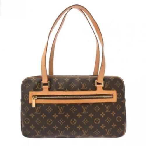 Louis Vuitton Vintage Pre-owned Tyg louis-vuitton-vskor Brown, Dam