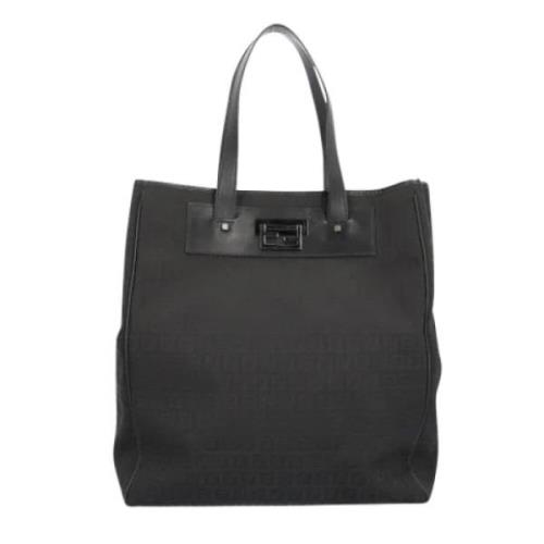 Fendi Vintage Pre-owned Canvas fendi-vskor Black, Dam