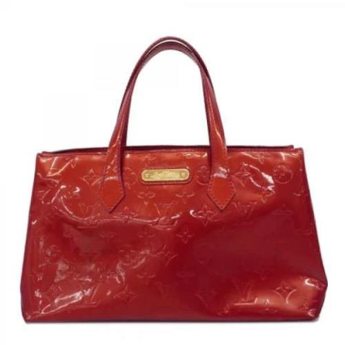 Louis Vuitton Vintage Pre-owned Tyg louis-vuitton-vskor Red, Dam