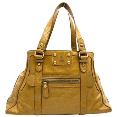 Fendi Vintage Pre-owned Laeder fendi-vskor Yellow, Dam