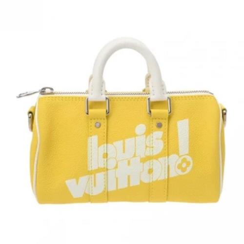 Louis Vuitton Vintage Pre-owned Paels louis-vuitton-vskor Yellow, Dam