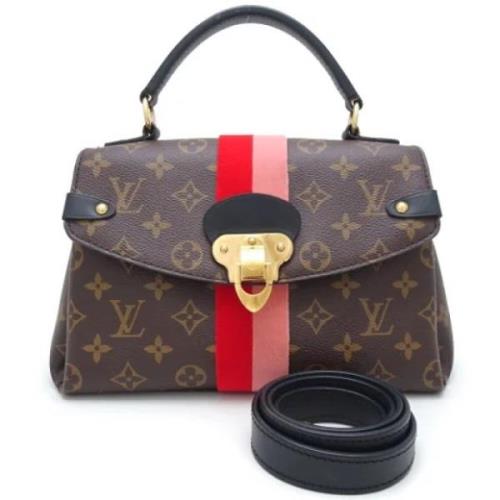 Louis Vuitton Vintage Pre-owned Canvas handvskor Brown, Dam