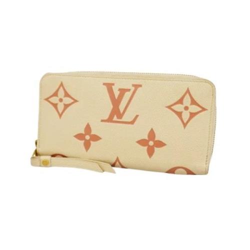 Louis Vuitton Vintage Pre-owned Laeder plnbcker Beige, Dam