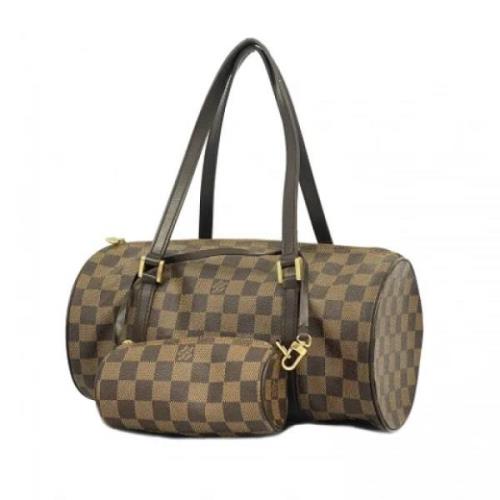 Louis Vuitton Vintage Pre-owned Tyg louis-vuitton-vskor Brown, Dam