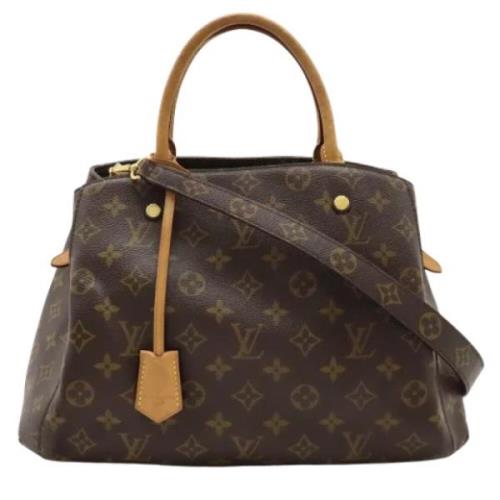 Louis Vuitton Vintage Pre-owned Canvas louis-vuitton-vskor Brown, Dam