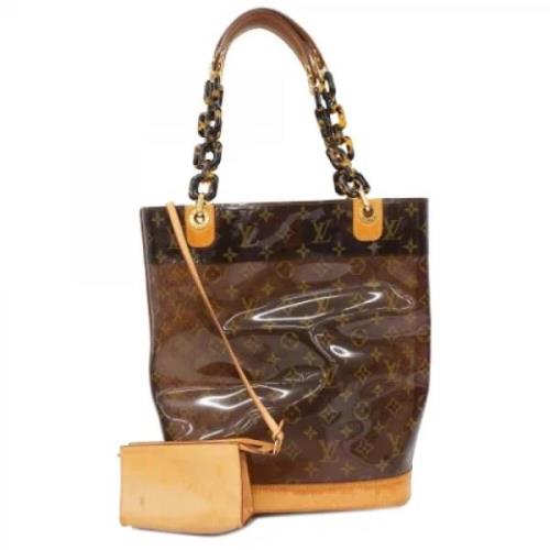 Louis Vuitton Vintage Pre-owned Tyg handvskor Brown, Dam