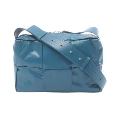 Bottega Veneta Vintage Pre-owned Laeder axelremsvskor Blue, Dam