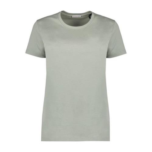 Moncler Logo T-shirt för kvinnor Green, Dam