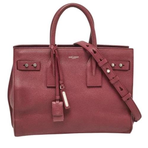 Yves Saint Laurent Vintage Pre-owned Laeder totevskor Red, Dam