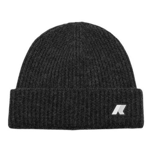 K-Way Stilig Beanie Mössa Black, Herr