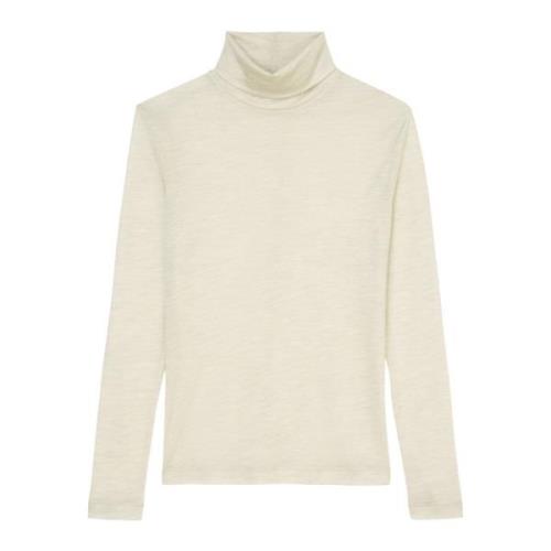 Marc O'Polo Turtleneck långärmad slim Gray, Dam