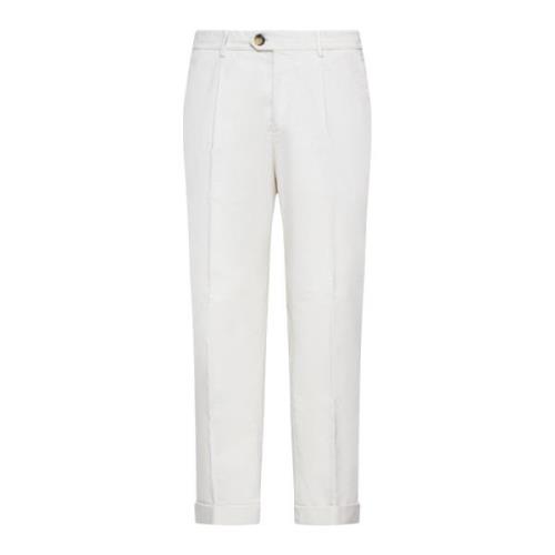 Brunello Cucinelli Eleganta Herrbyxor White, Herr