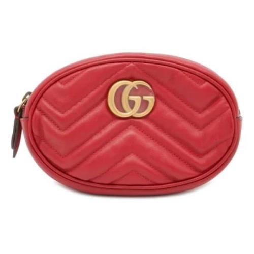 Gucci Vintage Pre-owned Laeder gucci-vskor Red, Dam