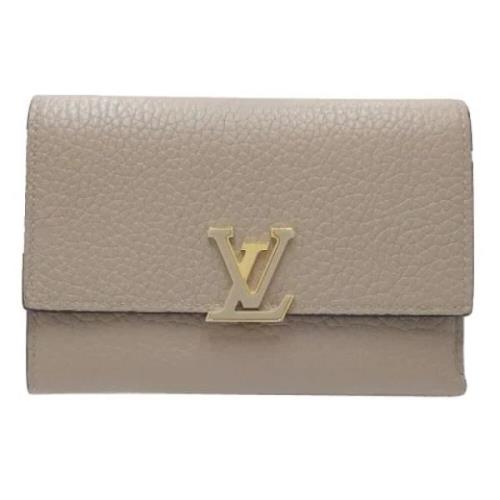 Louis Vuitton Vintage Pre-owned Laeder plnbcker Gray, Dam