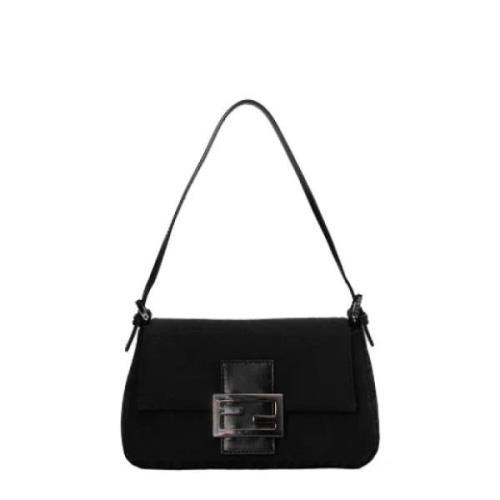 Fendi Vintage Pre-owned Canvas fendi-vskor Black, Dam