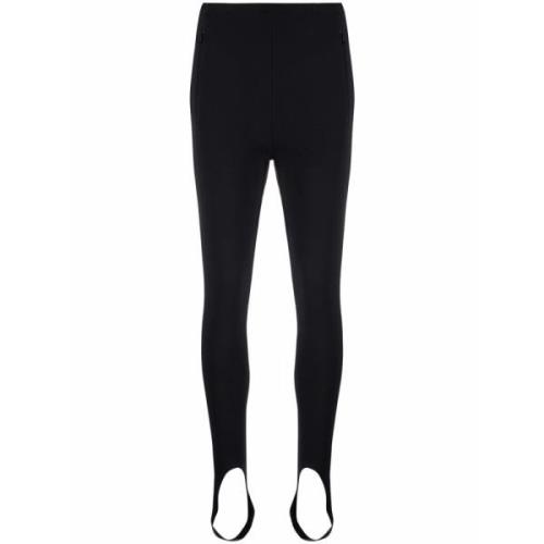 Wardrobe.nyc Svarta hög hals stigbygelleggings Black, Dam