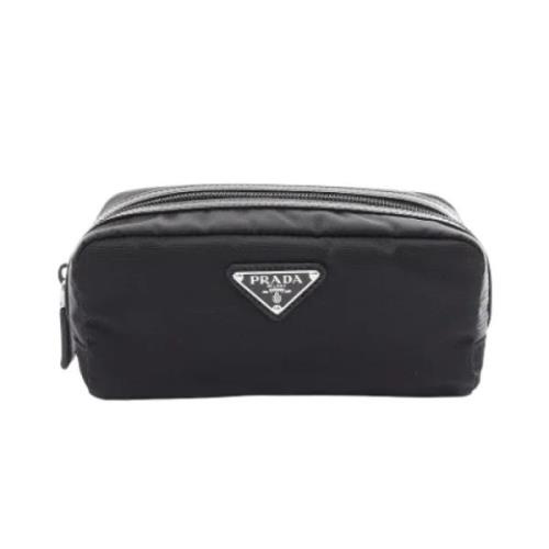 Prada Vintage Pre-owned Nylon prada-vskor Black, Dam