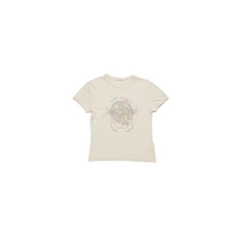 Acne Studios Faded Grey T-Shirt Beige, Dam