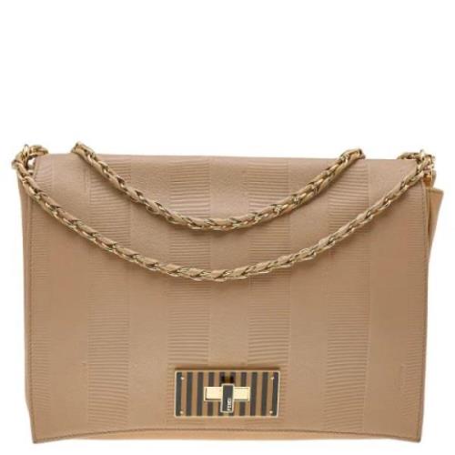 Fendi Vintage Pre-owned Laeder fendi-vskor Beige, Dam