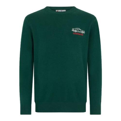 MC2 Saint Barth Grön Crew Neck Sweater Heron Green, Herr