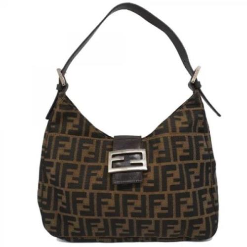 Fendi Vintage Pre-owned Canvas fendi-vskor Brown, Dam