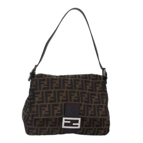 Fendi Vintage Pre-owned Canvas fendi-vskor Brown, Dam