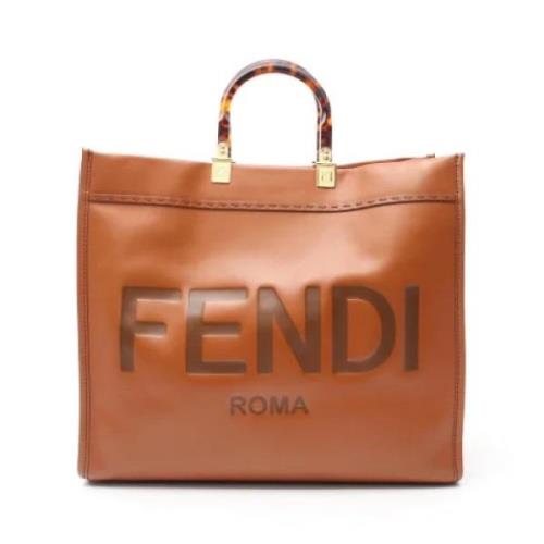 Fendi Vintage Pre-owned Laeder fendi-vskor Brown, Dam