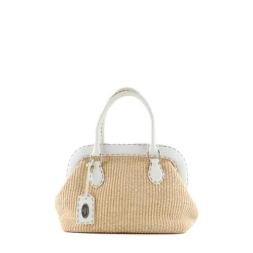 Fendi Vintage Pre-owned Laeder fendi-vskor White, Dam