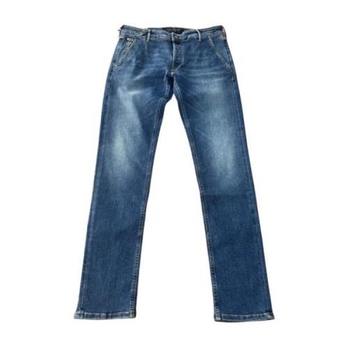 Hand Picked Blå Parma Jeans Blue, Herr