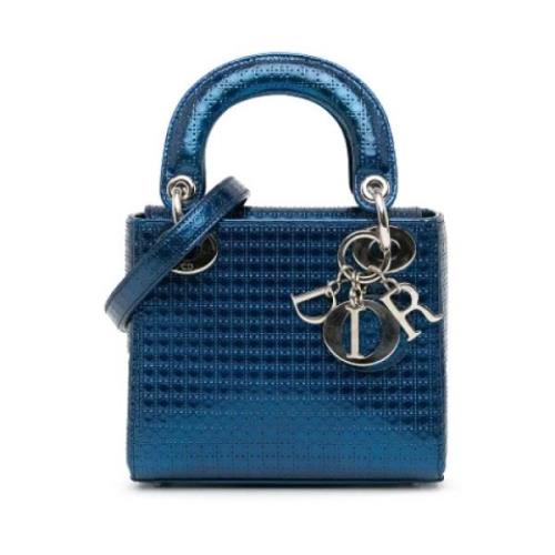 Dior Vintage Pre-owned Laeder dior-vskor Blue, Dam